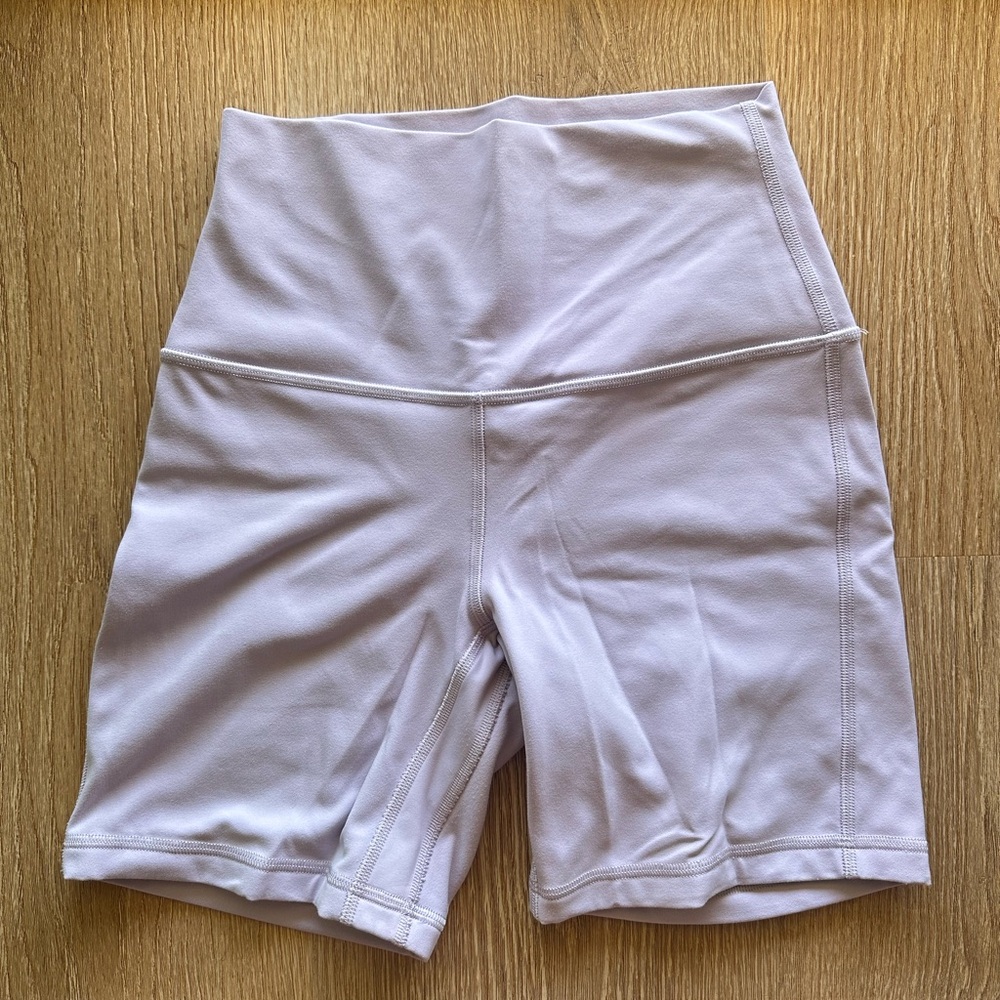 Light Purple Lululemon align shorts